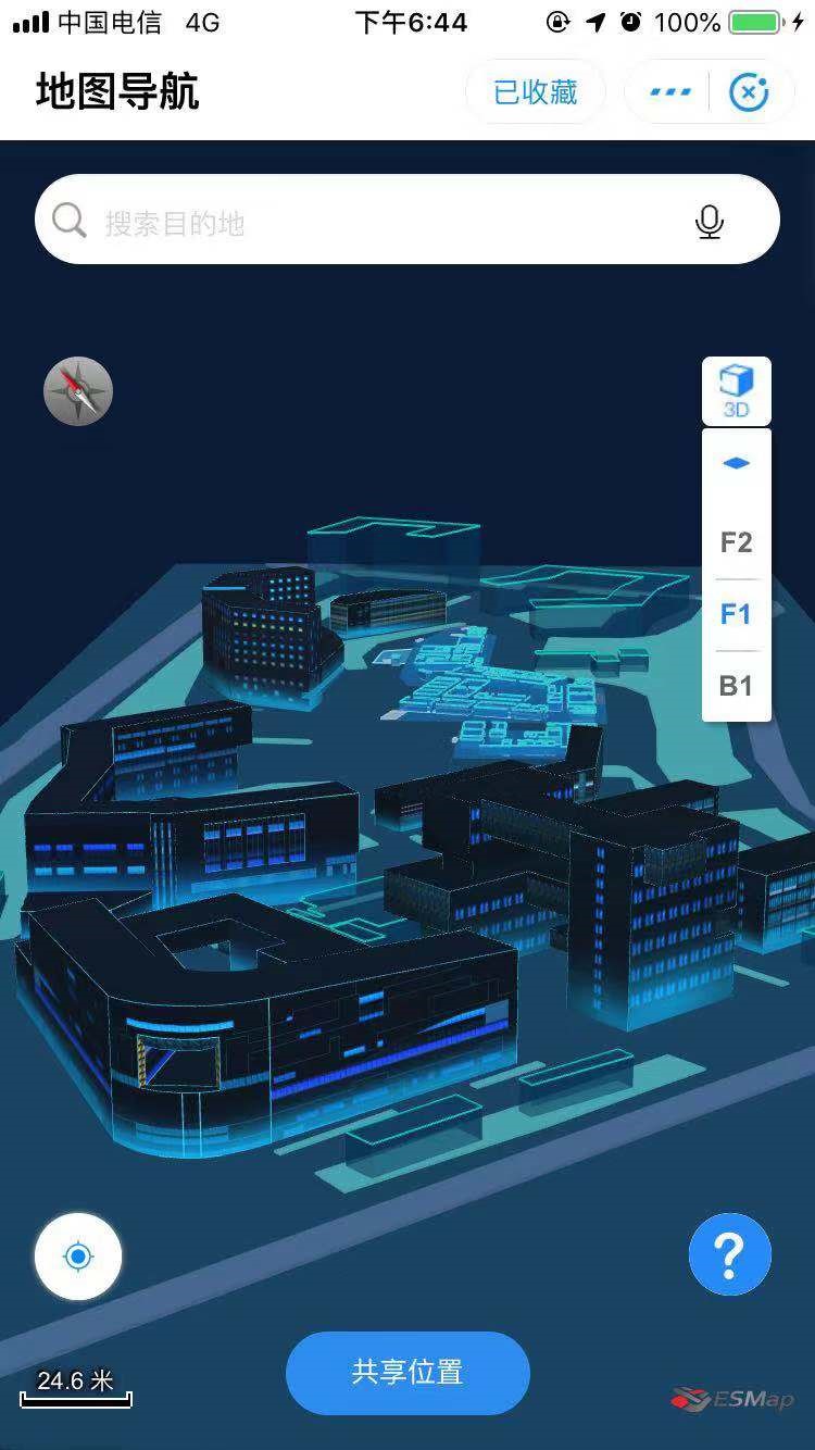 微信小程序加载易景空间三维场景效果1