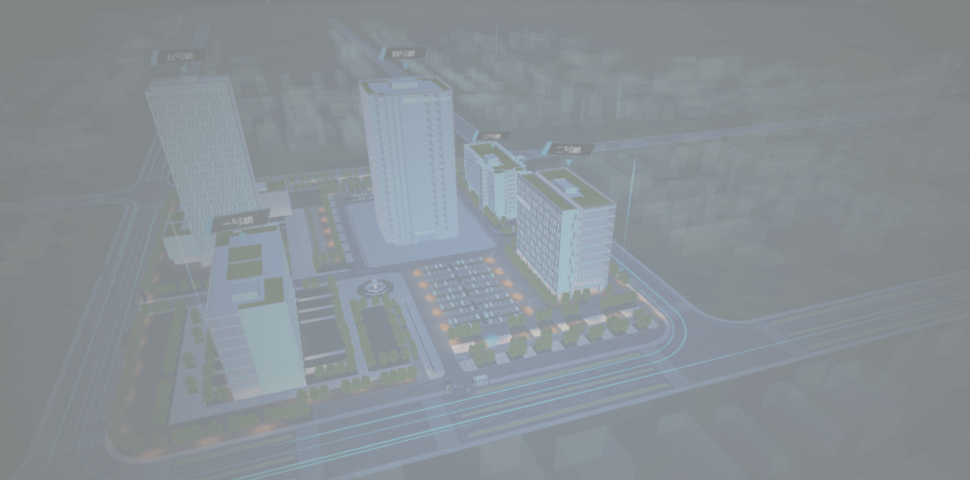 数字孪生城市-3d城市-室内三维场景-室内定位室内导航三维场景平台|易景三维可视化平台