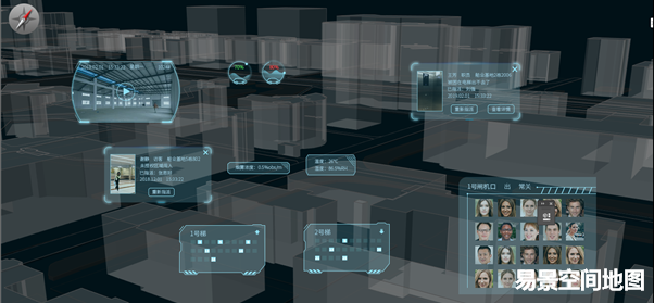 智慧园区三维场景数据可视化