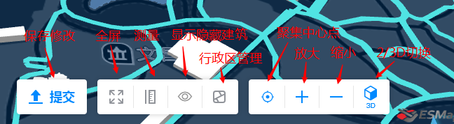 易景地图编辑器工具栏